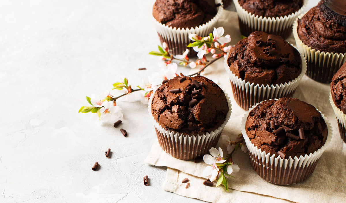 Ultimate Hemp Protein Chocolate Muffins