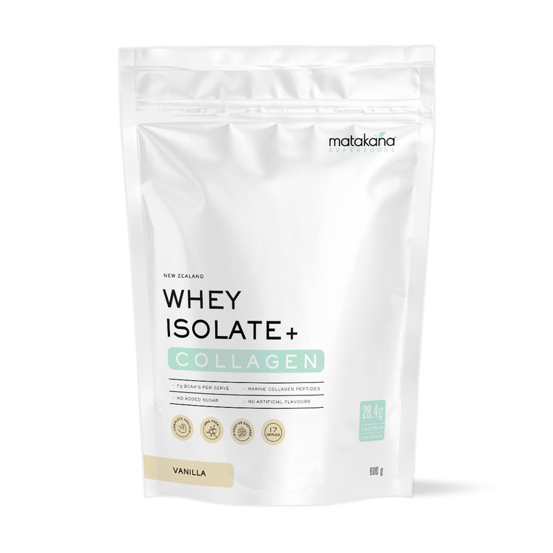 Whey Protein Isolate+ Collagen (NZ)